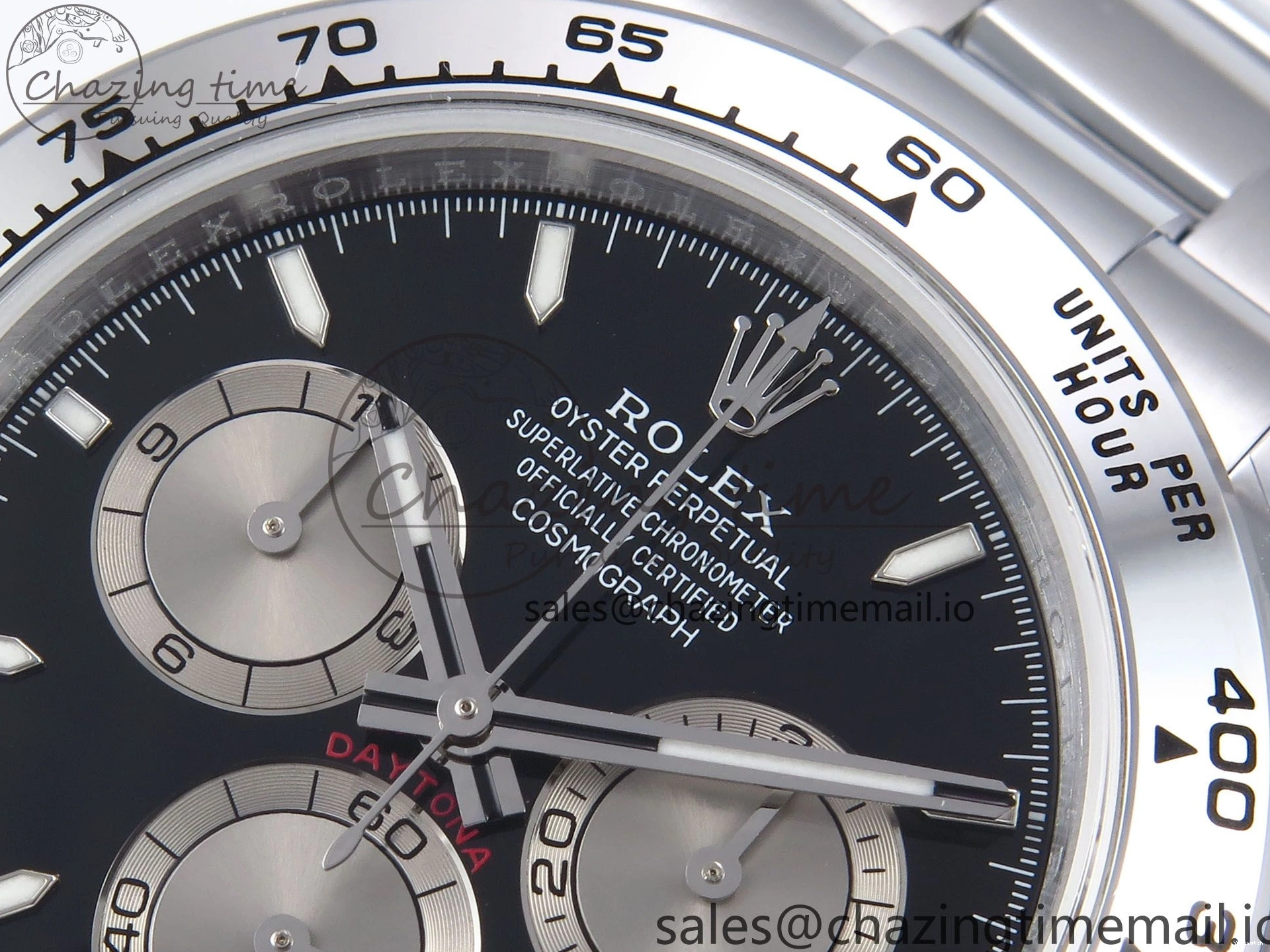 SS Best Daytona Weight） (Gain QF V6 Edition on SH4131 Silver 1:1 Black 126509 Bracelet Dial 0505